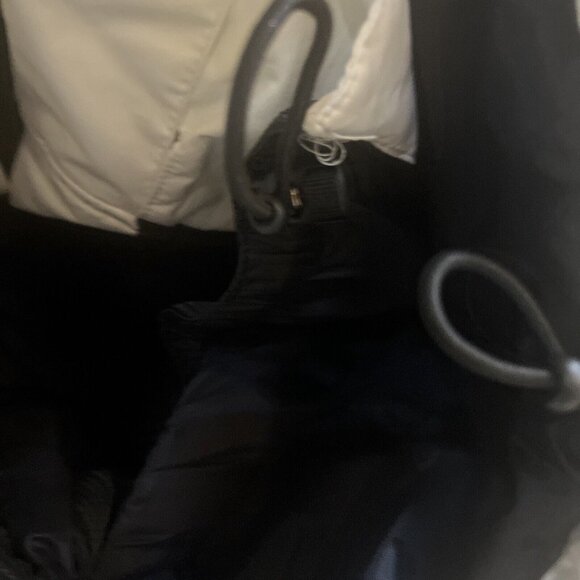 ROXY Puffer Hooded Winter Jacket White Youth Size Medium M Girl - Picture 7 of 16